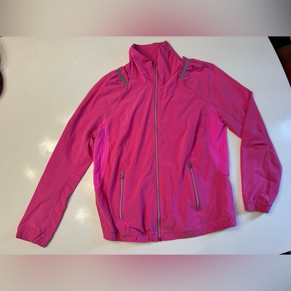 lululemon athletica Jackets & Blazers - lululemon athletica Vibrant Pink Light Jacket Size 4